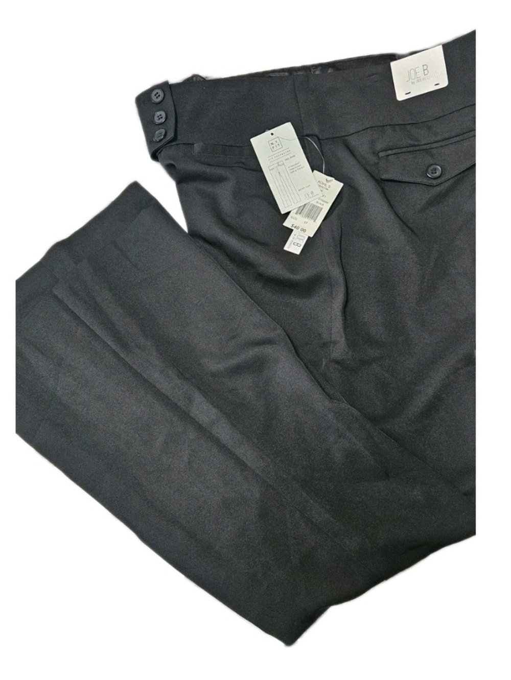 Joe B Joe Benbasset Womens Pants 17 Black Stretch Bootcut Leg Classic Preppy NWT